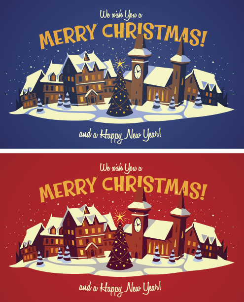 圣诞小镇图片下载