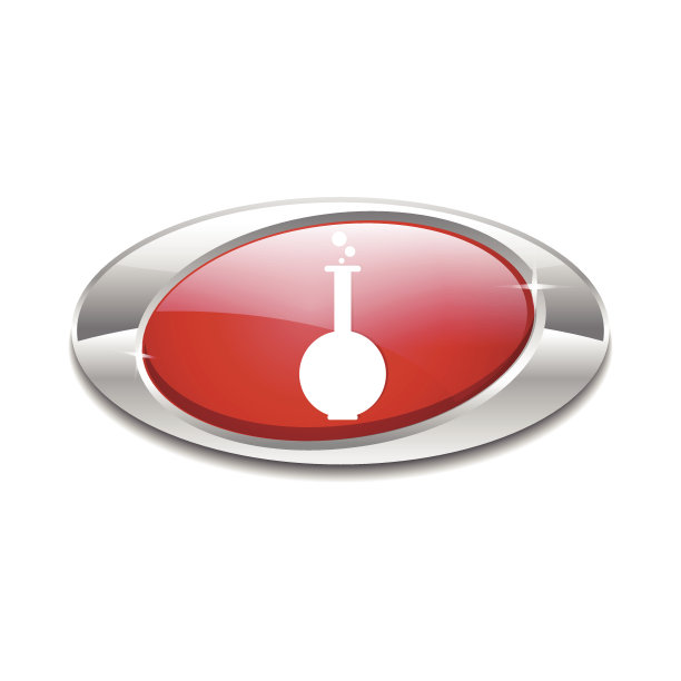 烧瓶图标红色矢量图标按钮图片下载