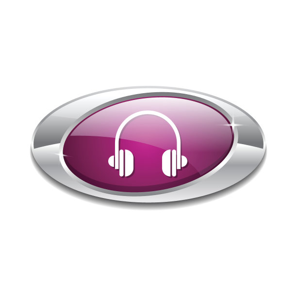 头电话粉色矢量图标按钮图片下载