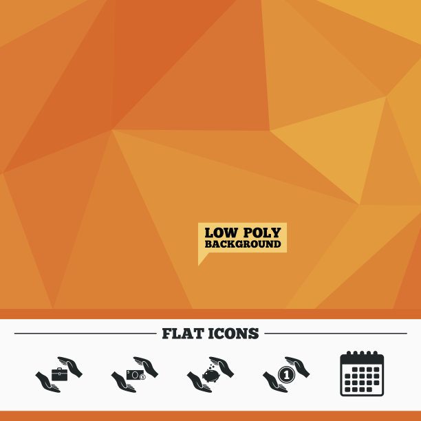 手保险图标。钱储蓄的迹象。图片下载