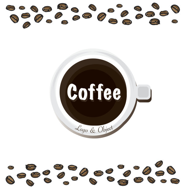 咖啡标识对象A图片下载