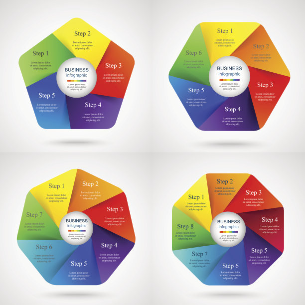 为业务收集信息图表模板图片下载