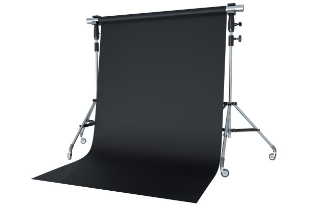 黑色背景三脚架与白色背景图片下载