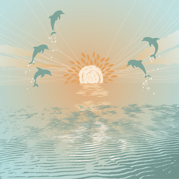 跳跃的海豚图片下载