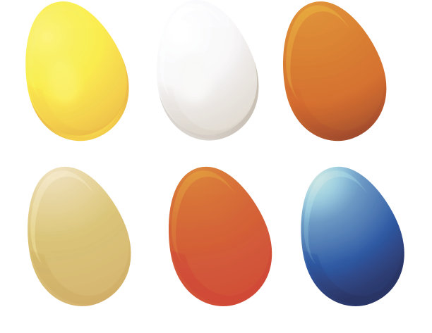 蛋壳与不同的颜色-插图图片下载