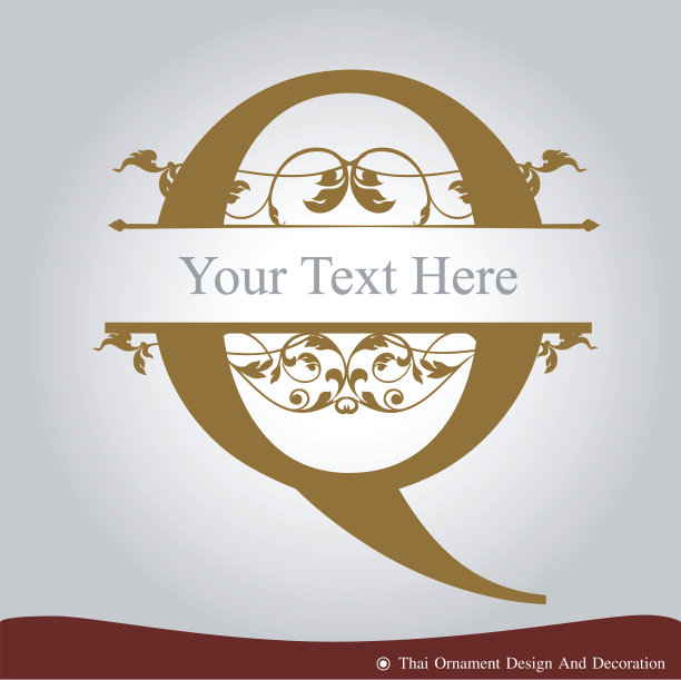 字母Q向量在旧的复古风格。图片下载