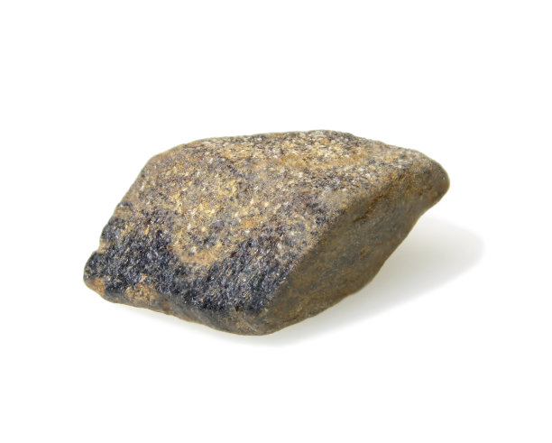 在白色背景上的梭形石矿物图片下载