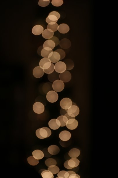 圣诞树灯散景图片下载