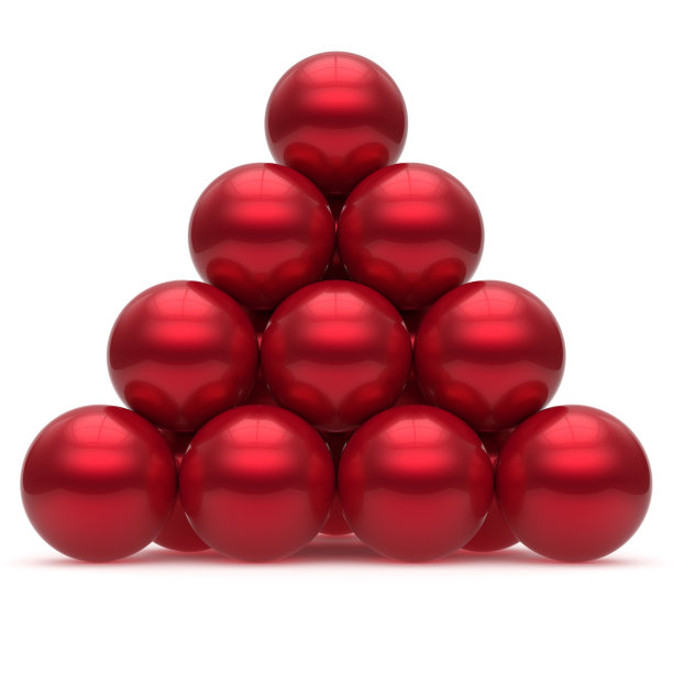 金字塔等级球体球体红色公司最高命令领导人图片下载