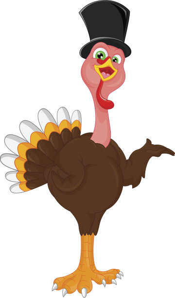 可爱火鸡卡通图片下载