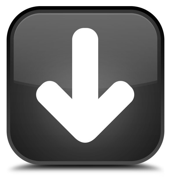 下载箭头图标特殊的黑色方块按钮图片下载