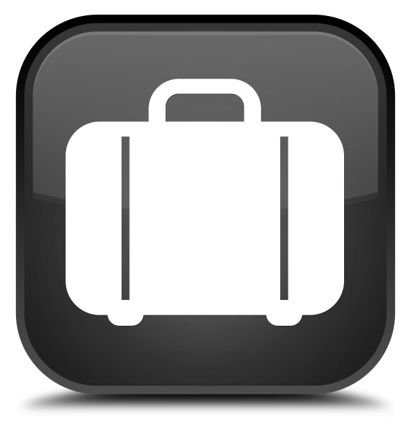 袋子图标特殊的黑色方形按钮图片下载