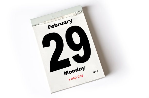 2016年2月29日闰日素材图片