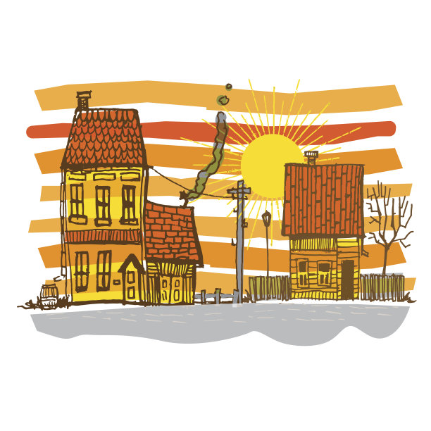 犹太东欧村庄街道图片下载