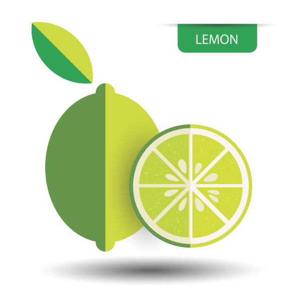 柠檬，水果矢量插图图片下载