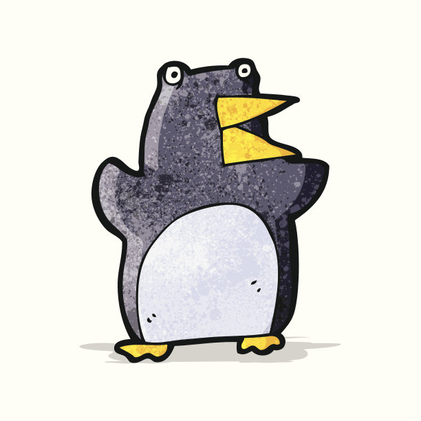 有趣的卡通企鹅图片下载