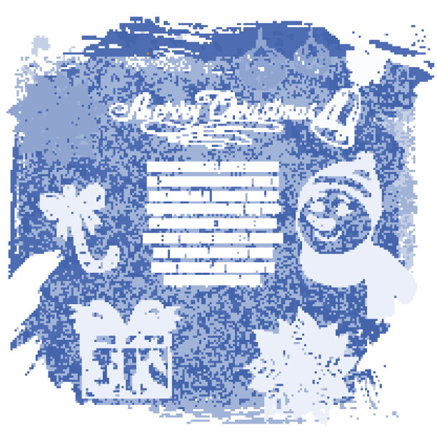 矢量2015新年复古邀请。图片下载