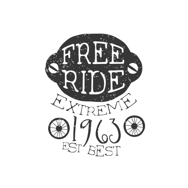 免费搭乘极端Vintage Label图片下载