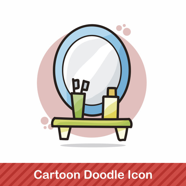 梳妆台涂鸦图片下载