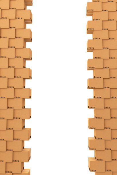 纸板箱。图片下载