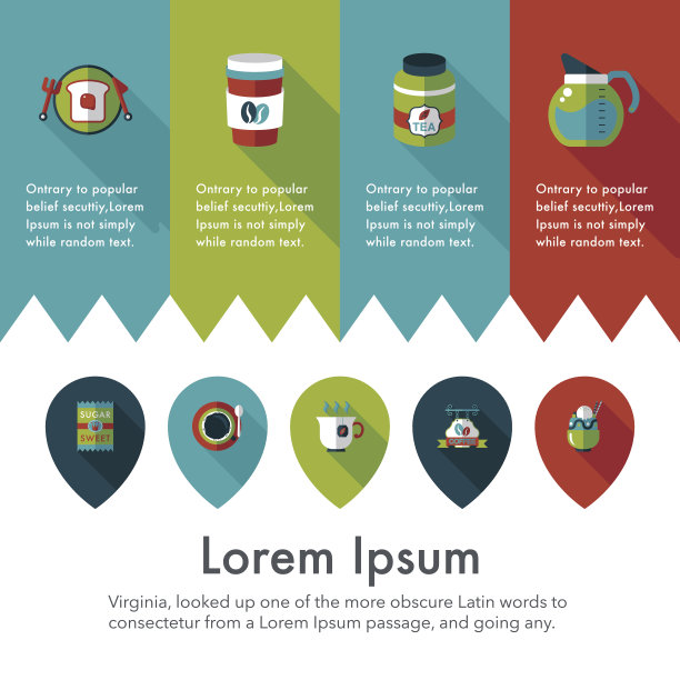 咖啡和茶图标集图片下载