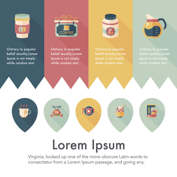 咖啡和茶图标集图片下载