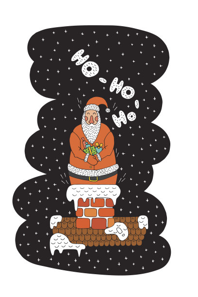 卡通人物圣诞老人素材图片