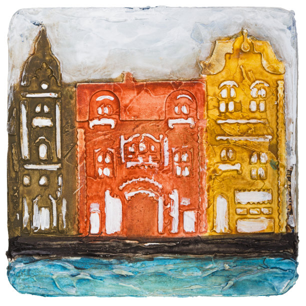 家的形象，以体积绘画的风格执行图片下载