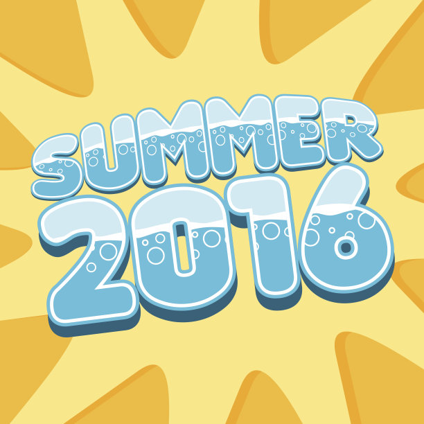 时尚铭文2016夏季。向量。图片下载