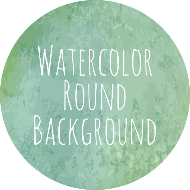 矢量水彩背景圆形形状图片下载