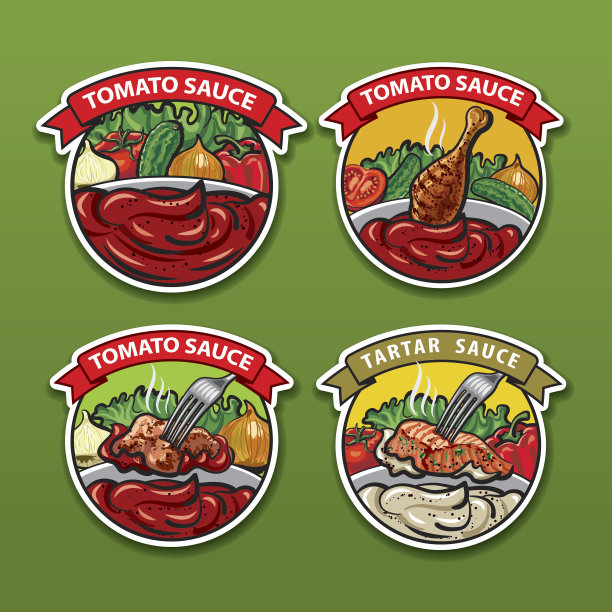 番茄汁贴纸图片下载