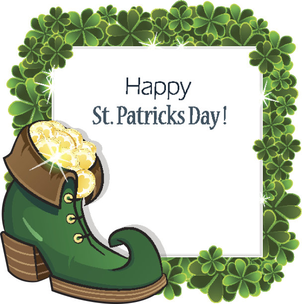 圣帕特里克节框架图片下载