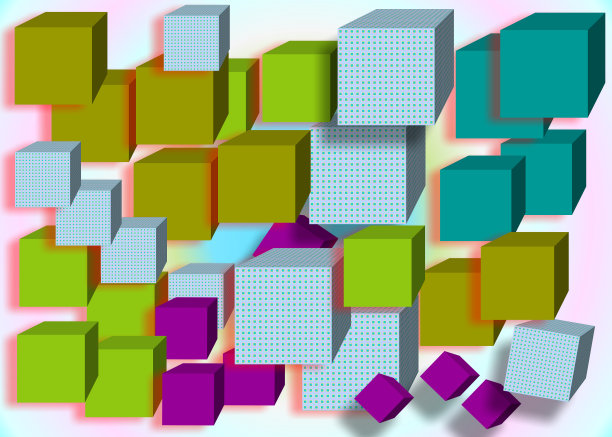 各种3 d盒子图片下载