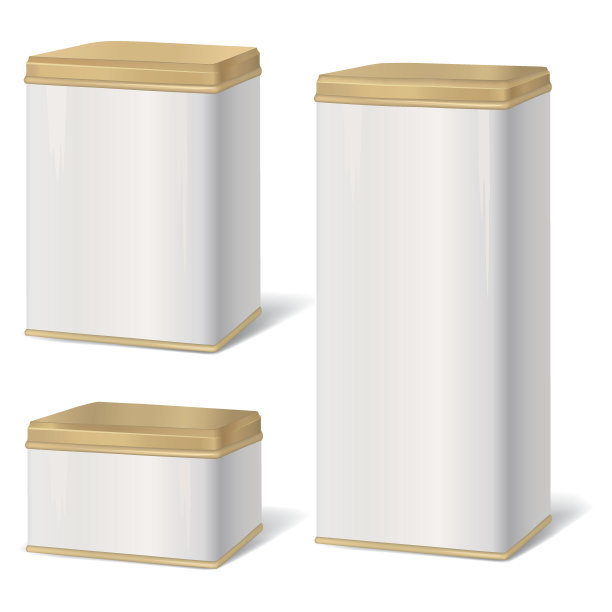 金属锡罐。复古的罐头食品。产品包装。图片下载