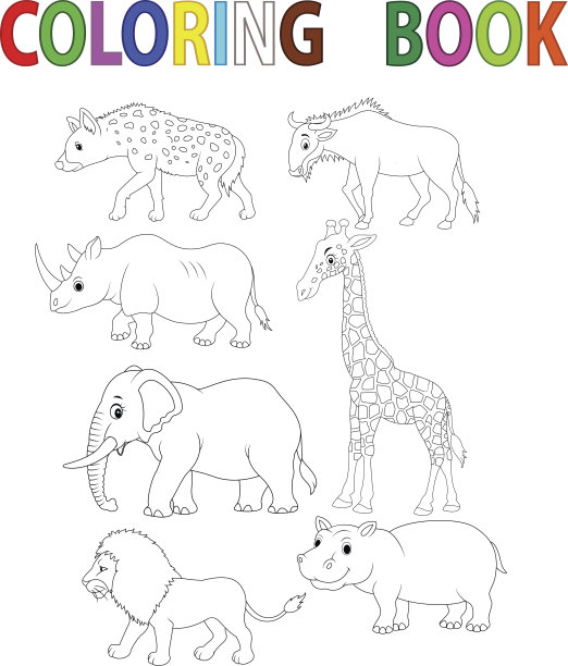 恐龙彩色书素材图片