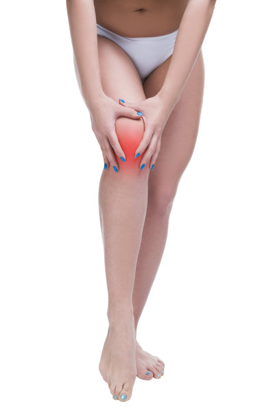 疼痛在膝盖，疼痛在人体，孤立图片下载