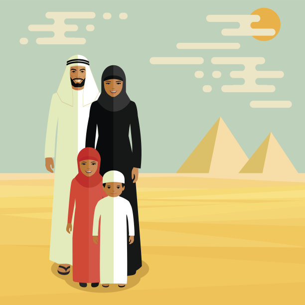 阿拉伯家庭穆斯林图片下载