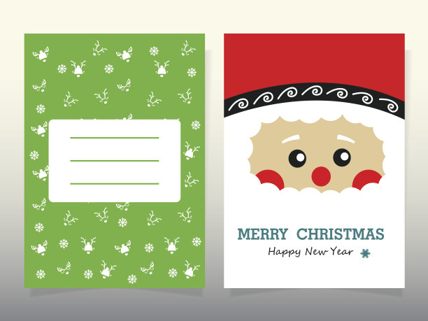 设计圣诞贺卡2017树圣诞老人和鹿。的象征图片下载