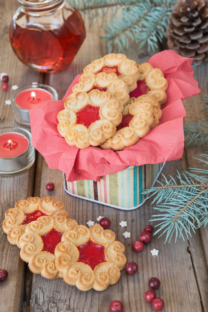 果酱圣诞饼干图片下载