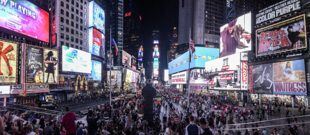 时代广场之夜图片下载