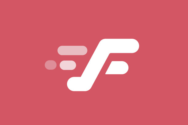 快速线F字母图标图片下载