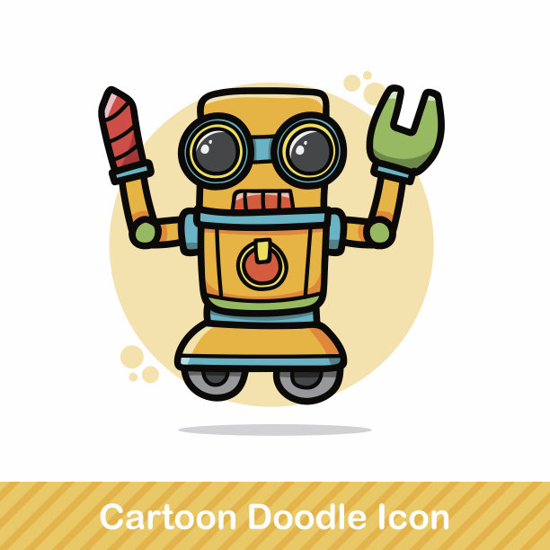 机器人涂鸦图片下载