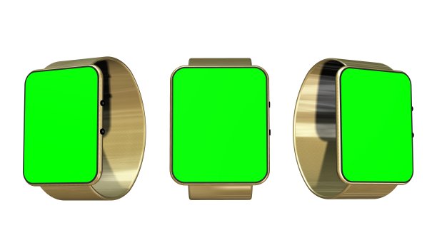 智能手表孤立在白色背景图片下载