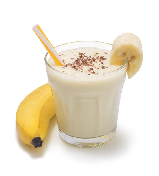 香蕉奶昔孤立图片下载