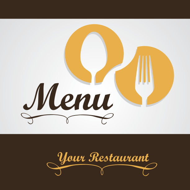 优雅的餐厅菜单卡图片下载