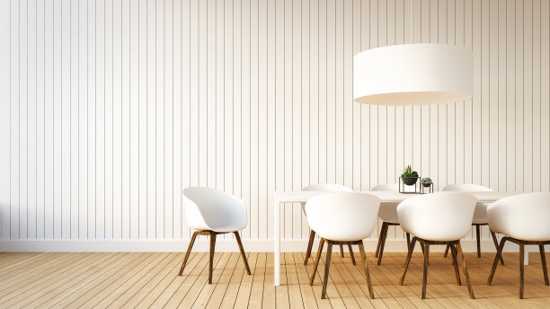 简单的工作和餐饮设置现代图片下载