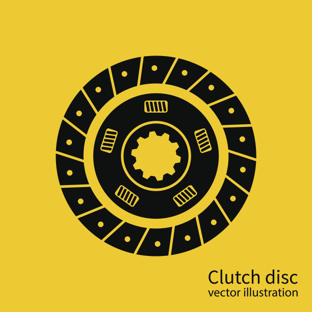 离合器片向量图片下载