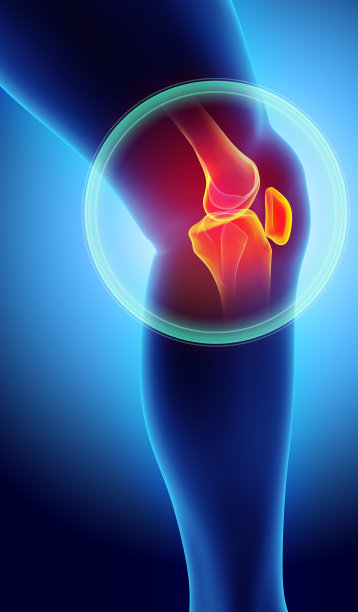 膝盖疼痛-骨骼x光片。图片下载