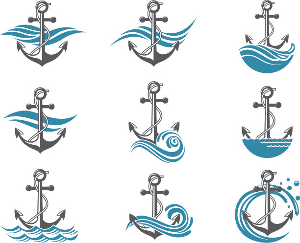 锚符号集图片下载