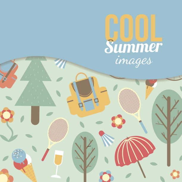 暑假假期和旅游背景。图片下载